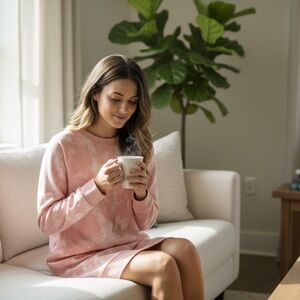 Cozy & Stylish Winter Long Sweatshirt - Size Large - Perfect for Chilly Days!